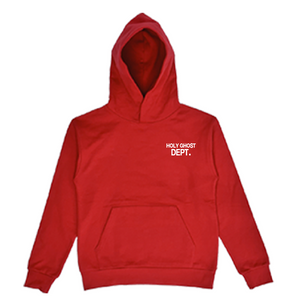 "Holy Ghost Dept" Red Hoodie