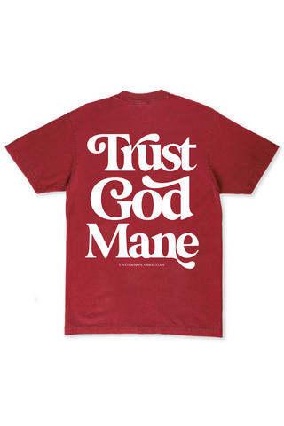 TGM Heavyweight Red Oversized Tee